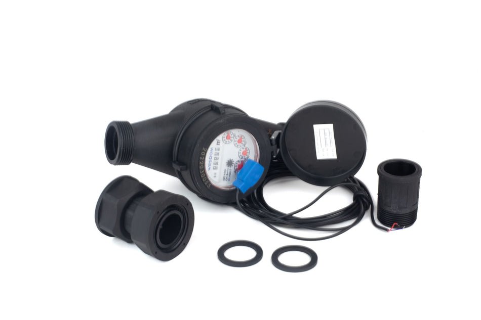 Mechanical Flow Meter - 32mm - 1L/pulse