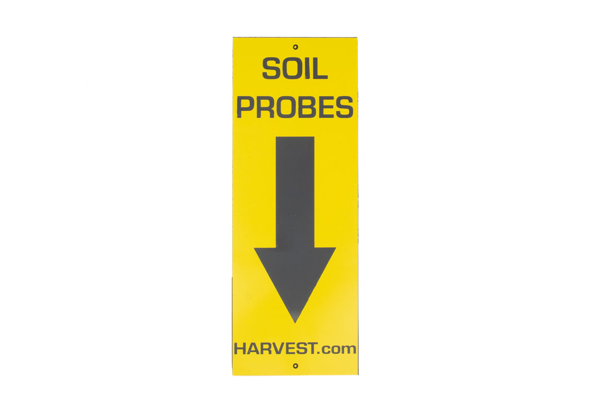 Soil Container Label Soil Moisture Label (75mm x 200mm - yellow) – Harvest Electronics NZ